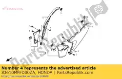 Here you can order the cover, l. Side *nh229mu* from Honda, with part number 83610MFFD00ZA: