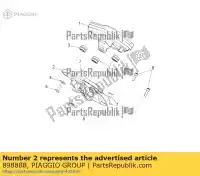 898888, Piaggio Group, wspornik aprilia  dorsoduro zd4sm000, zd4sma00, zd4smc00, zd4smc01 zd4tv000, zd4tv001, zd4tva00, zd4tva01, zd4tvc00,  750 1200 2008 2009 2010 2011 2012 2013 2015 2016, Nowy