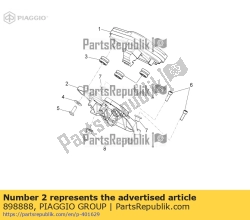 Aprilia 898888, Bracket, OEM: Aprilia 898888