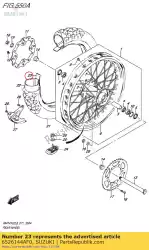 Ici, vous pouvez commander le protecteur, roue auprès de Suzuki , avec le numéro de pièce 6526144AF0:
