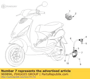 Piaggio Group 969896 unidade de ignição eletrônica (ducati) - Lado inferior