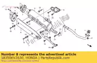 18350KVZ630, Honda, capa, tampa da cauda honda nss forza a xa nss250a nss250s 250 , Novo