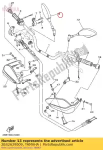 yamaha 2BS2629009 lusterko wsteczne a - Dół