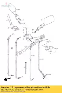 suzuki 5627404700 czapka, balanser - Dół