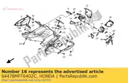 Aqui você pode pedir o tampa, l. Bolso externo * nha95m * (espada prata metálica nha95m) em Honda , com o número da peça 64478MFT640ZC: