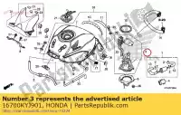 16700KYJ901, Honda, pump assy., fuel honda cbr  r ra cbr250r cbr250ra cb300fa cbr300ra 250 300 , New