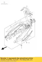 4550017H30YMD, Suzuki, housse assy, ??siège suzuki gsx  fu f fua fa gsx650fa 650 , Nouveau