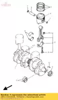 4BR116360000, Yamaha, pistão (0,50 mm o / s) yamaha xj 600 1992 1993 1994 1995 1996 1997 1998 1999 2000 2001 2002, Novo