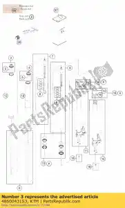 ktm 48600431S3 tappo a vite m51x1,5 reb - Il fondo