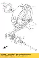 6471106G00, Suzuki, Assale posteriore suzuki dl 1000 2002 2003 2004 2005 2006 2007 2008 2009 2010, Nuovo