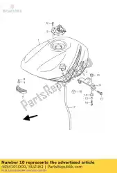 kussen, brandstof ta van Suzuki, met onderdeel nummer 4454101D00, bestel je hier online: