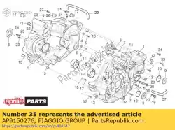 Aquí puede pedir cubierta conico d. 6 de Piaggio Group , con el número de pieza AP9150276: