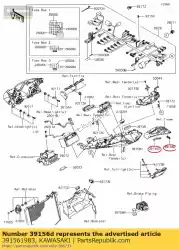 Aquí puede pedir almohadilla, 30x80x1. 5 zx636fff de Kawasaki , con el número de pieza 391561983: