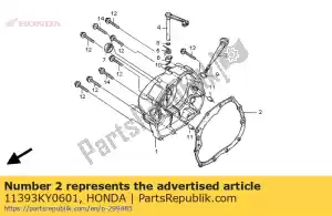 honda 11393KY0601 junta, cran direito - Lado inferior