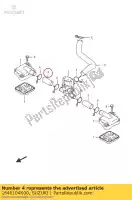 1846104K00, Suzuki, manguera, segundo va de aire suzuki gsx s 1000 2016, Nuevo