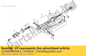 Honda 91066MN5003 b / brg tap n / com - Lado inferior
