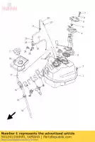 5VU241100000, Yamaha, serbatoio carburante comp. yamaha xp xp500, 5vu1, 1c5vu-300e2 500 2004 2005 2006 2007, Nuovo