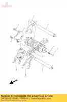 1WS185120000, Yamaha, vork, shift 2 yamaha  mt xsr 660 690 700 900 2014 2015 2016 2017 2018 2019 2020 2021, Nieuw