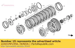 Here you can order the spring, clutch from Honda, with part number 22401MFL950: