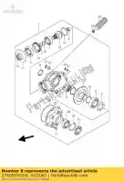 2740505GD0, Suzuki, rodamiento, 45x75x1 suzuki lt f250 ozark z250 quadsport z250z 250 , Nuevo