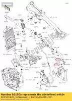 921501826, Kawasaki, bullone, 6x12 ex500-d1 kawasaki  en er gpz kle ltd vn voyager vulcan w zephyr zg zr zrx zxr zz r 450 500 600 650 750 900 1100 1200 1985 1986 1987 1988 1989 1990 1991 1992 1993 1994 1995 1996 1997 1998 1999 2000 2001 2002 2003 2004 2005 2006 2007 2008 2009 2010 2011 2012 2013 20, Nuovo