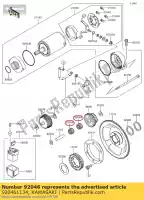 920461134, Kawasaki, Agulha de rolamento, k10x14 kl600-b1 kawasaki  klr klx tengai 500 600 650 1985 1986 1987 1988 1989 1990 1991 1992 1993 1994 1995 1996 1997 1998 1999 2001 2002 2003 2004 2017 2018, Novo