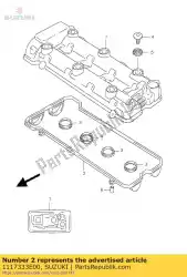 Here you can order the gasket,cyl head from Suzuki, with part number 1117333E00: