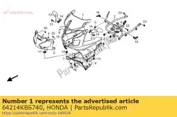 Tutaj możesz zamówić ekran, wiatr od Honda , z numerem części 64214KBS740: