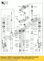 44013023018R, Kawasaki, tubo-tenedor interior, rh, f.s.b kawasaki kle versys d klz a c abs 1000 650 , Nuevo