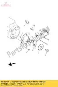 yamaha 4KM816730000 rotor - Onderkant