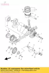 Qui puoi ordinare rondella, piastra (5y1) da Yamaha , con numero parte 90201301F400: