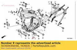 Tutaj możesz zamówić stra? Nik, l. Silnik od Honda , z numerem części 50360KRNA90: