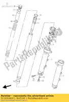 5110326E01, Suzuki, damper,fr.fork suzuki gsf 600 1995 1996 1997 1998 1999, New