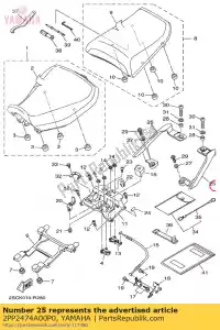 yamaha 2PP2474A00P0 ayuda, agarre - Lado inferior