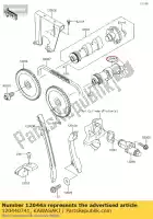 120440741, Kawasaki, zawór wa?ka rozrz?du, dolot kl650ecf kawasaki  klr 650 1995 1996 1997 1998 1999 2001 2002 2003 2004 2017 2018, Nowy