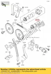 nokkenasklep, inlaat kl650ecf van Kawasaki, met onderdeel nummer 120440741, bestel je hier online: