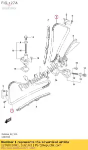 Suzuki 1276019F01 corrente, árvore de cames - Lado inferior