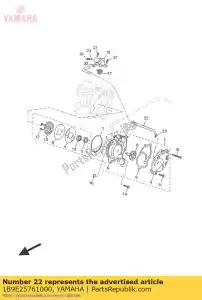 yamaha 1B9E25761000 manguera 1 - Lado inferior