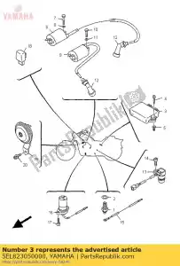 yamaha 5EL823050000 allumeur unité assy - La partie au fond