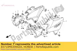 hoezen set, l. Zijde (wl) * nh303m * (nh303m matas grijs metallic) van Honda, met onderdeel nummer 83710MEJD00ZA, bestel je hier online: