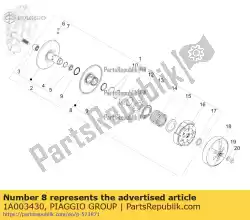 Tutaj możesz zamówić regulowane ko? O pasowe, pó? Od Piaggio Group , z numerem części 1A003430: