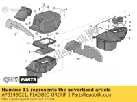 AP8149021, Aprilia, support de filtre à air, Utilisé