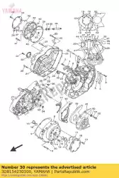 omslag 2 van Yamaha, met onderdeel nummer 3D8154230100, bestel je hier online: