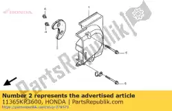 Qui puoi ordinare piastra comp., l. Rr. Copertina da Honda , con numero parte 11365KR3600: