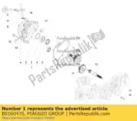 B0160435, Piaggio Group, cubierta reductora con i.p.     , Nuevo