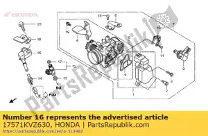 Honda 17571KVZ630 rester, injecteur cor - La partie au fond