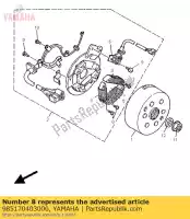 985170403000, Yamaha, ?ruba z ?bem p?askim (1ke) yamaha dt dtr dtre 125, Nowy