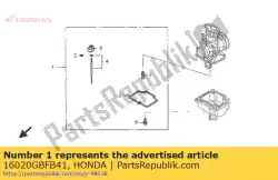 op. Kit onderdelen set van Honda, met onderdeel nummer 16020GBFB41, bestel je hier online: