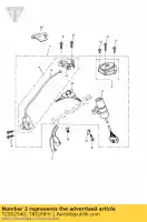 T2502540, Triumph, interruttore lockset testo pezzi di ricambio triumph rocket iii, classic & roadster 2300 2005 2006 2007 2008 2009 2010 2011 2012, Nuovo