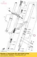 2CJF310200, Yamaha, fourche avant (l yamaha ttr50e 50 , Nouveau